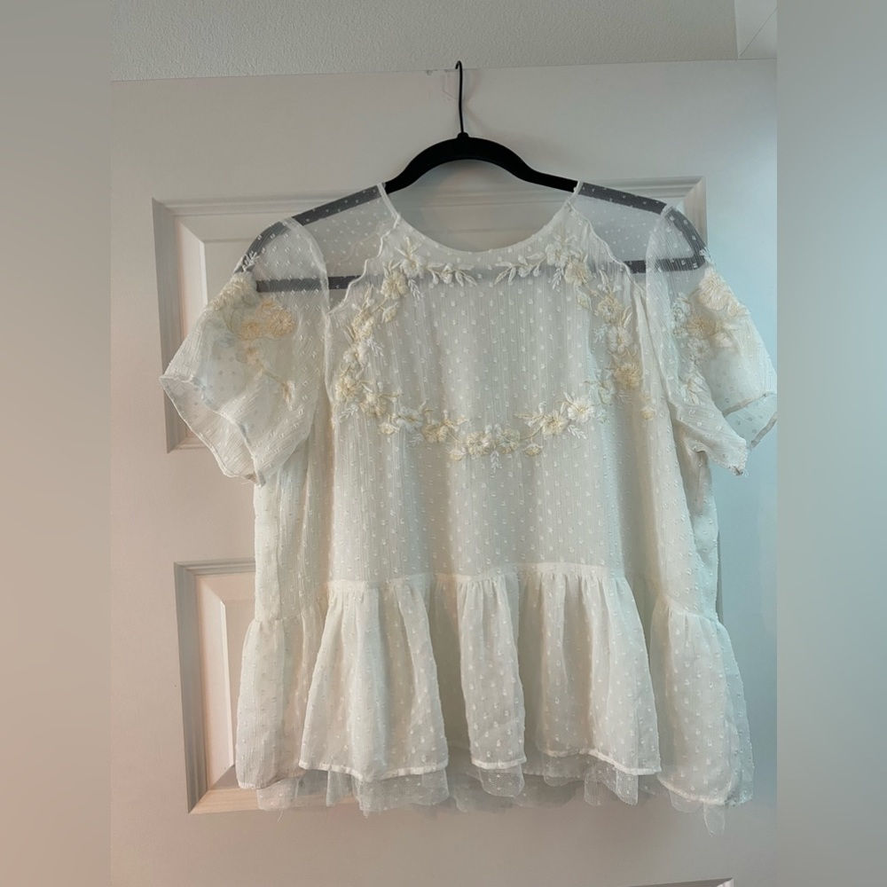 ZARA white Dress shirt